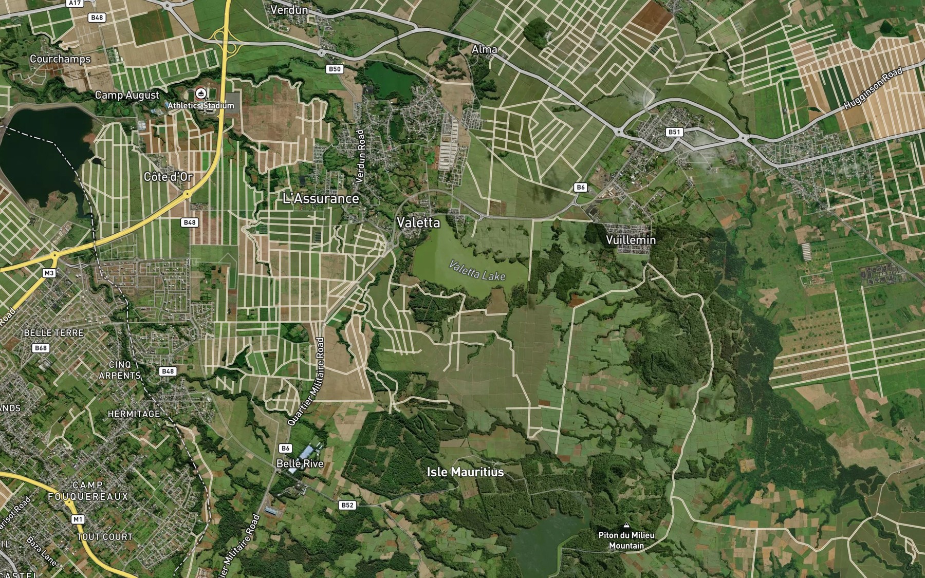 Satellite map of the Rivulet Magrapoute
