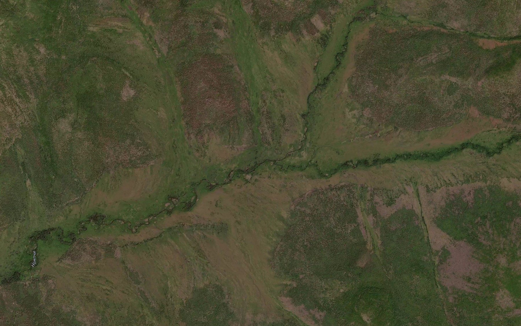 Satellite map of the Merzlyy
