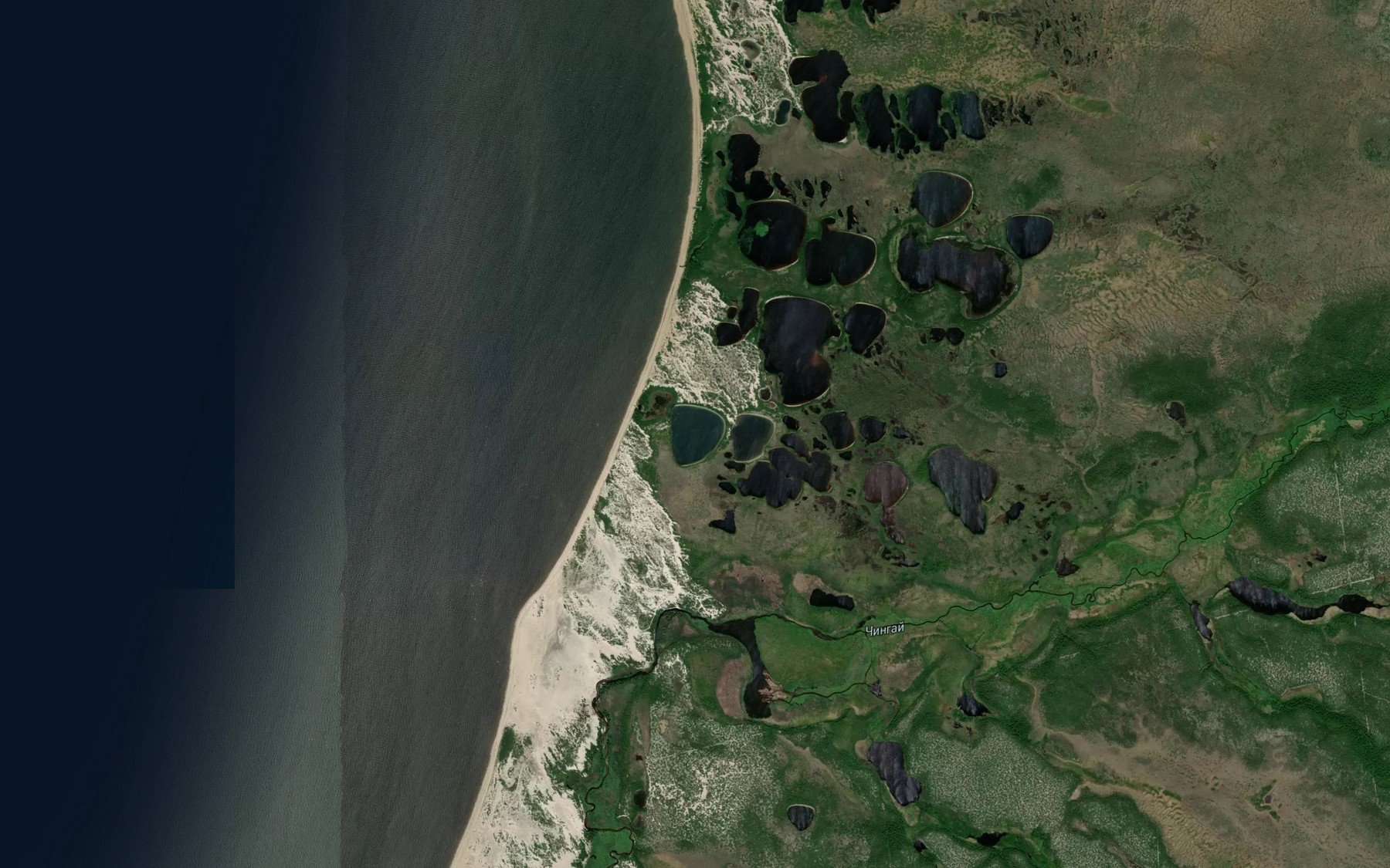 Satellite map of the Ozero Bol'shoye