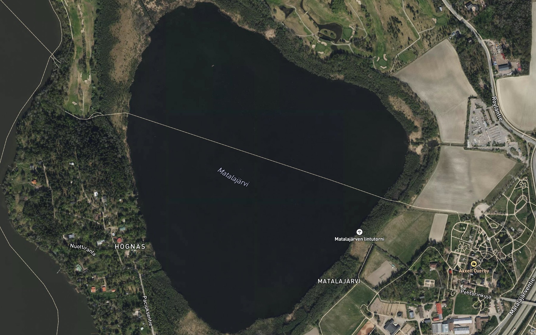 Satellite map of the Matalajaervi