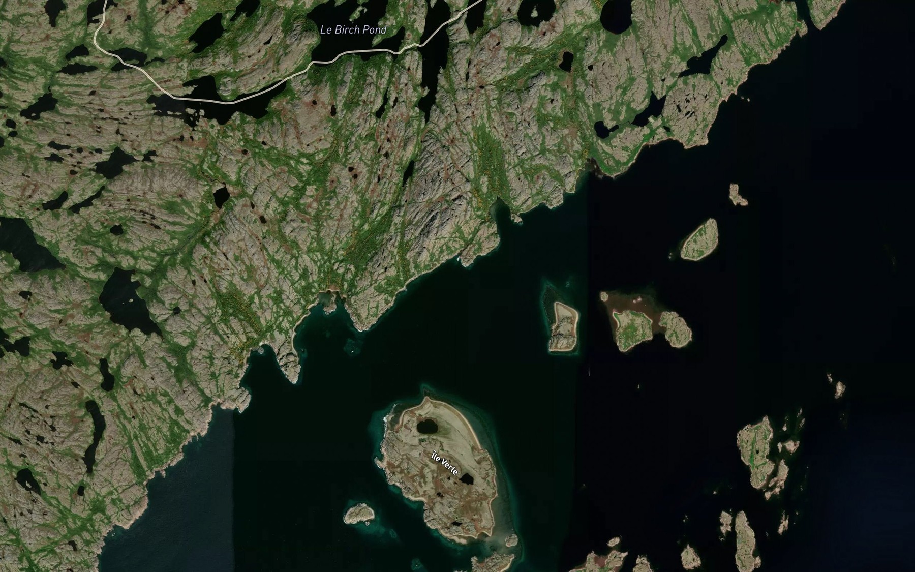 Satellite map of the Anse Tank