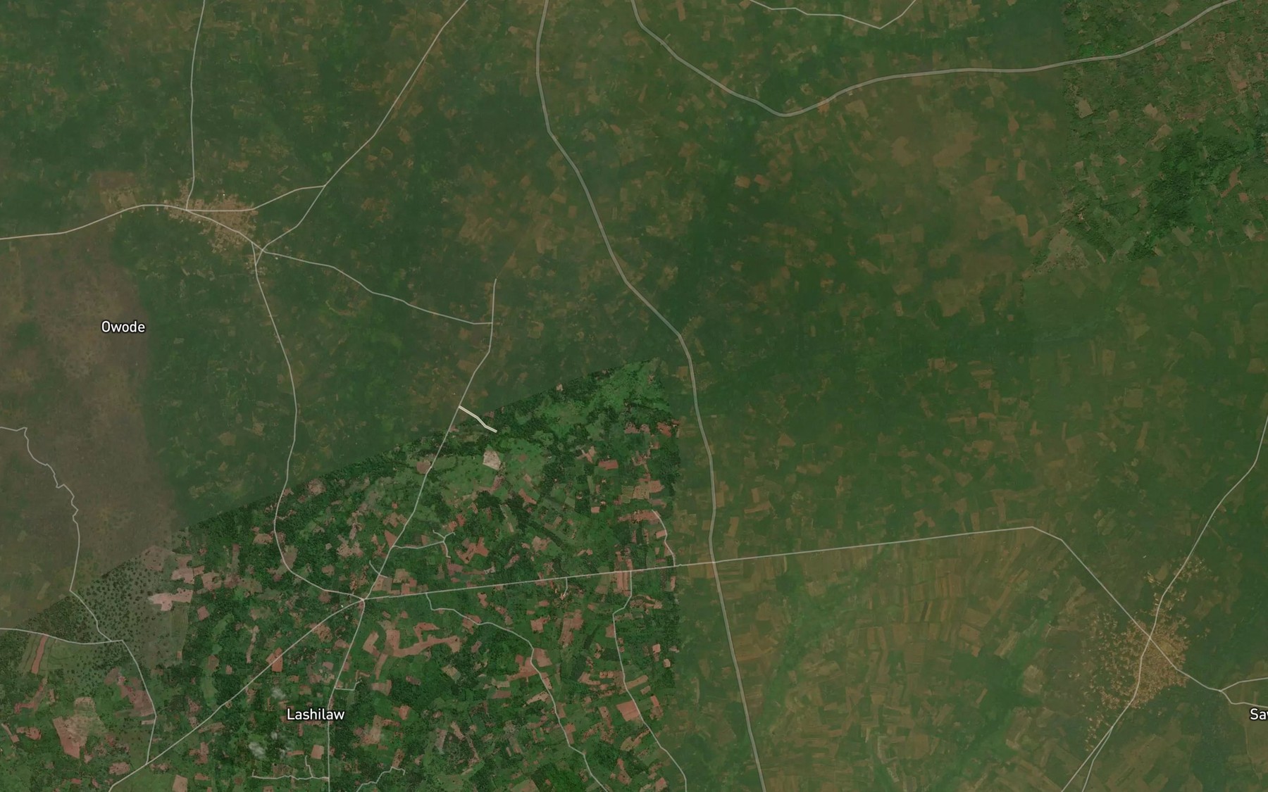 Satellite map of the River Eripa