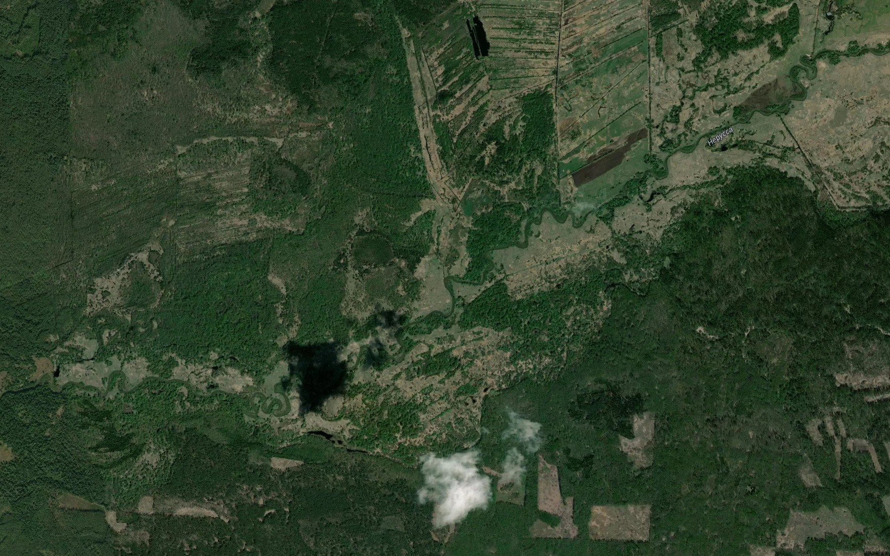Satellite map of the Nizhniy