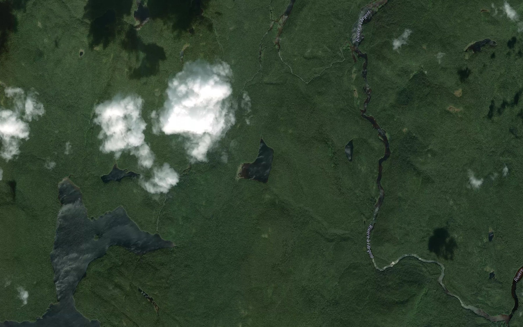 Satellite map of the Lac du Trophee