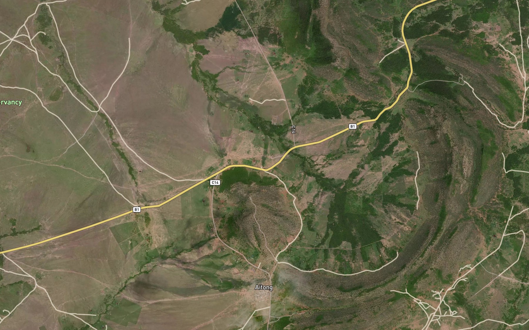 Satellite map of the Olkimatare