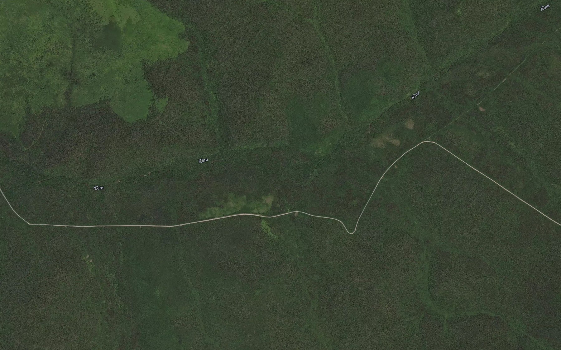Satellite map of the Glukhoy