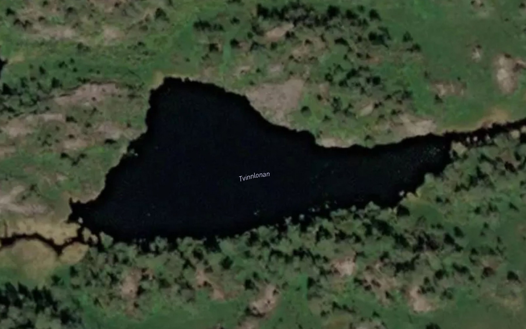 Satellite map of the Tvinnlonan