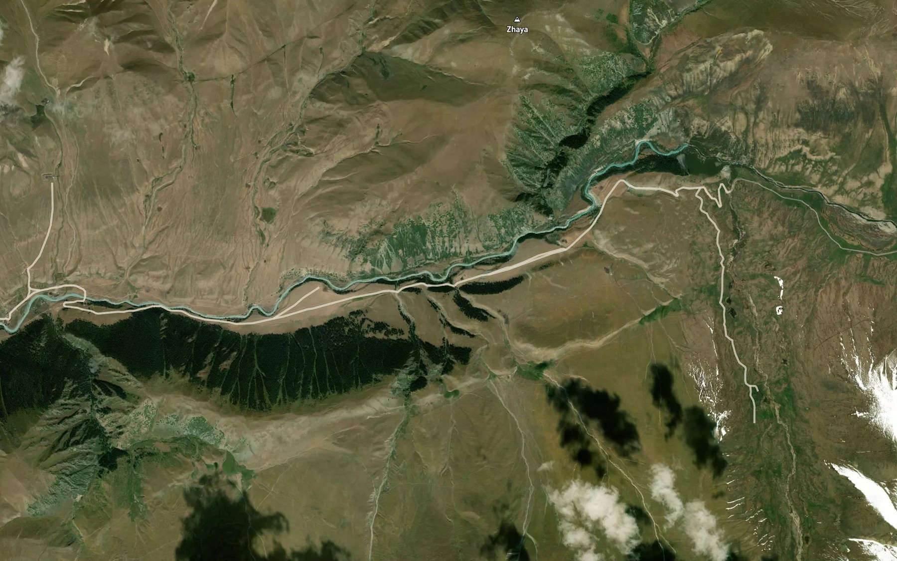 Satellite map of the Uch-Emchek