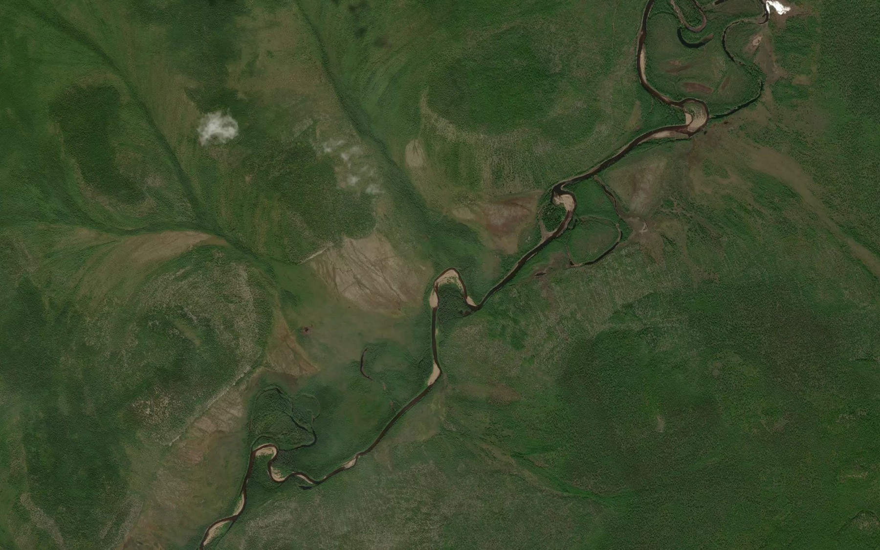 Satellite map of the Neizvestnyy