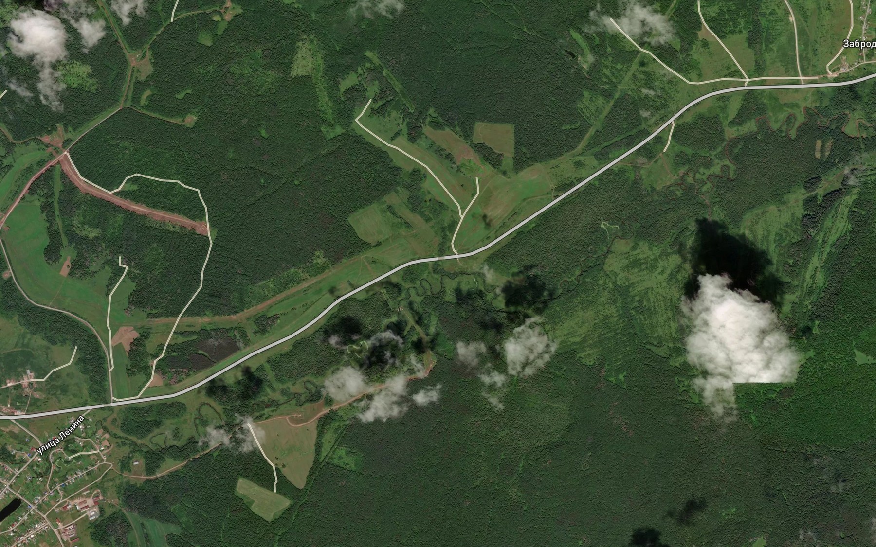 Satellite map of the As'