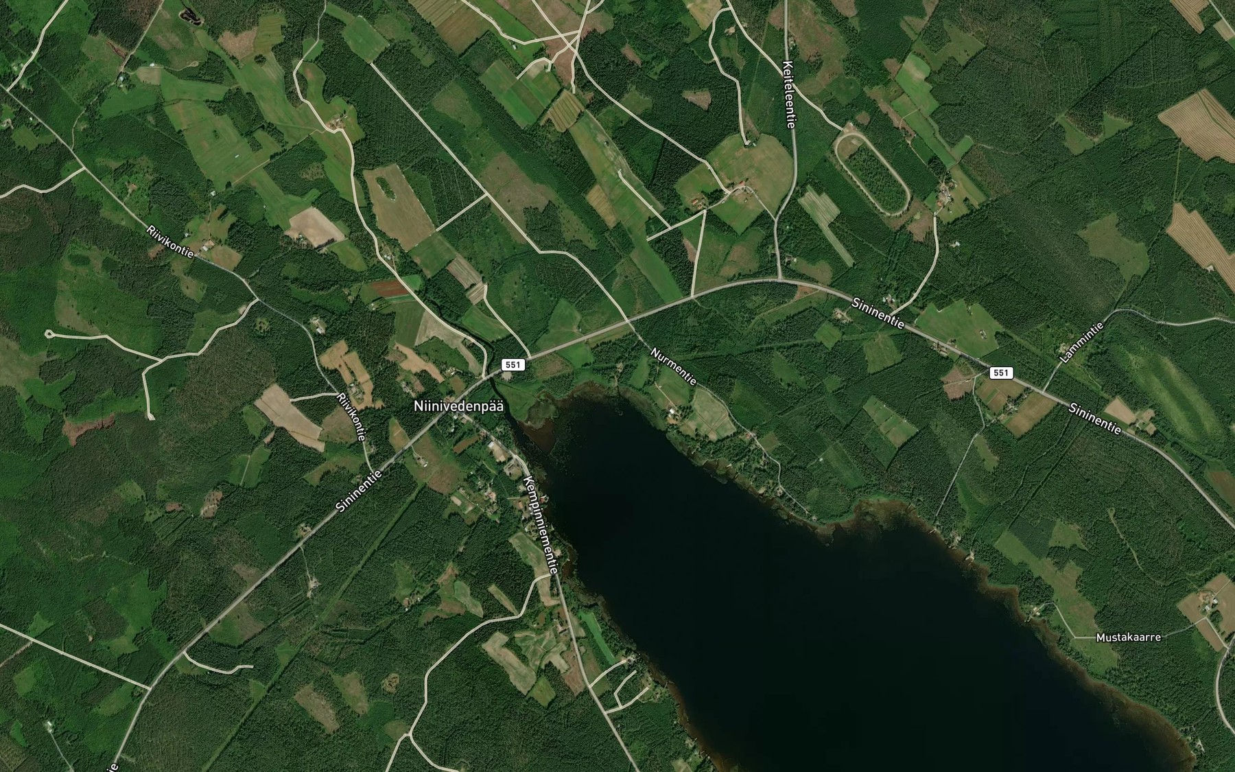 Satellite map of the Valtionoja