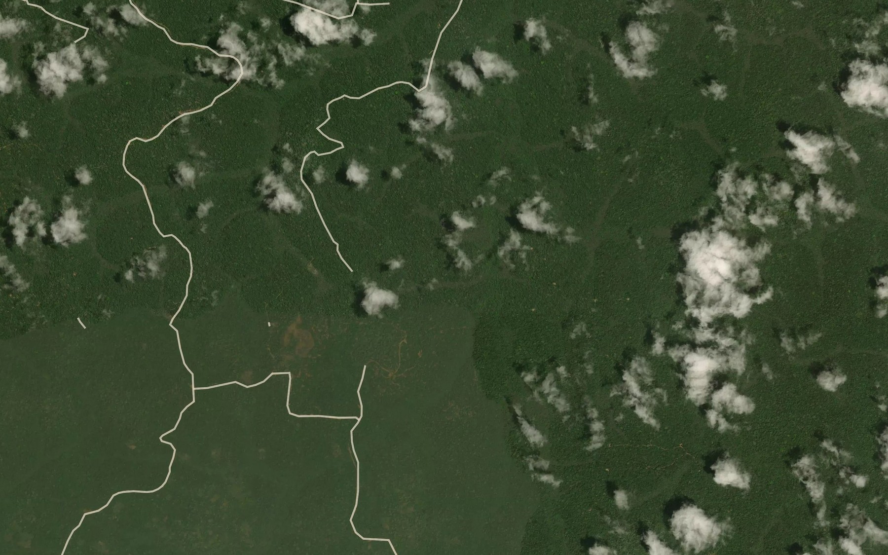 Satellite map of the Teta