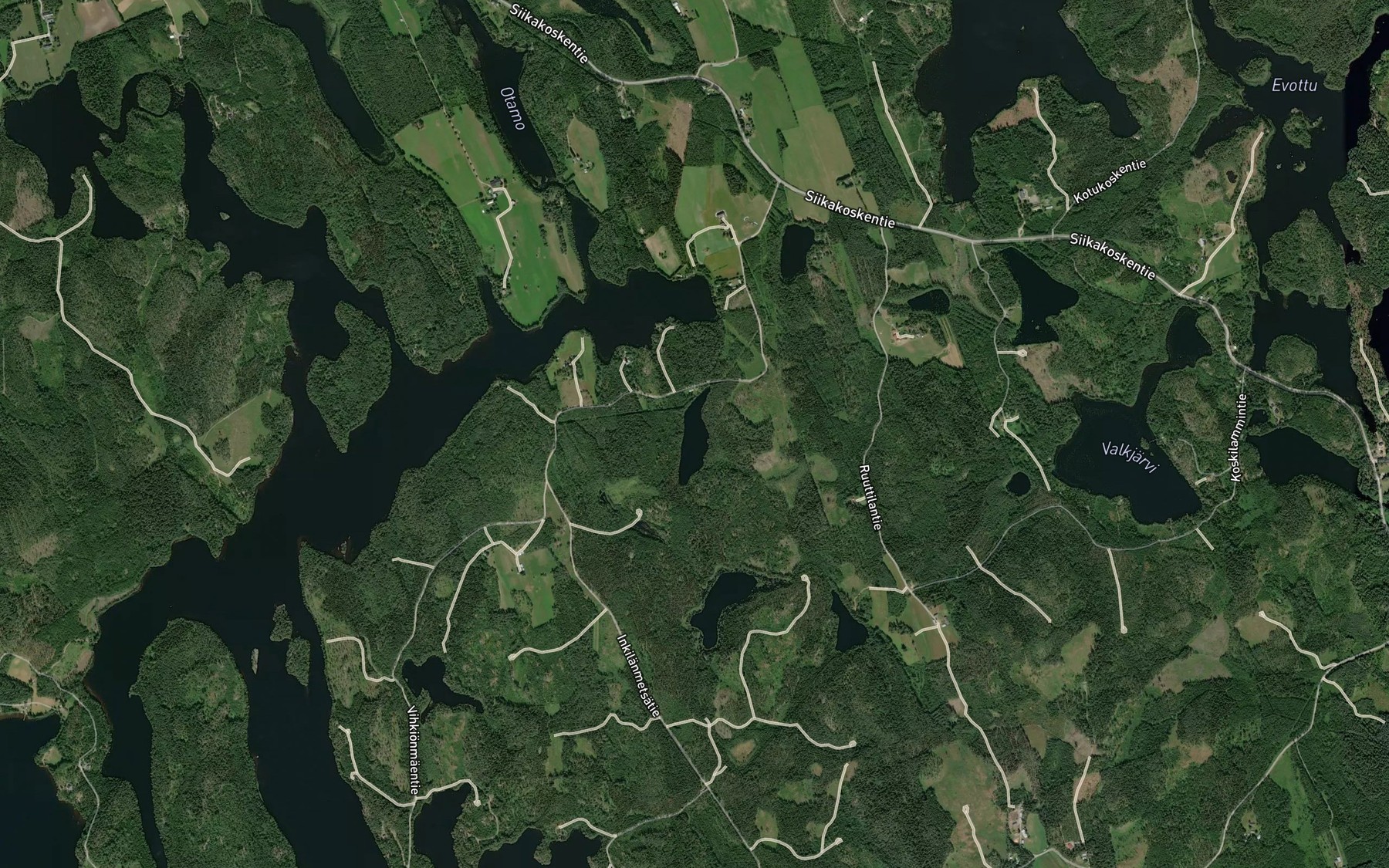 Satellite map of the Hepolampi
