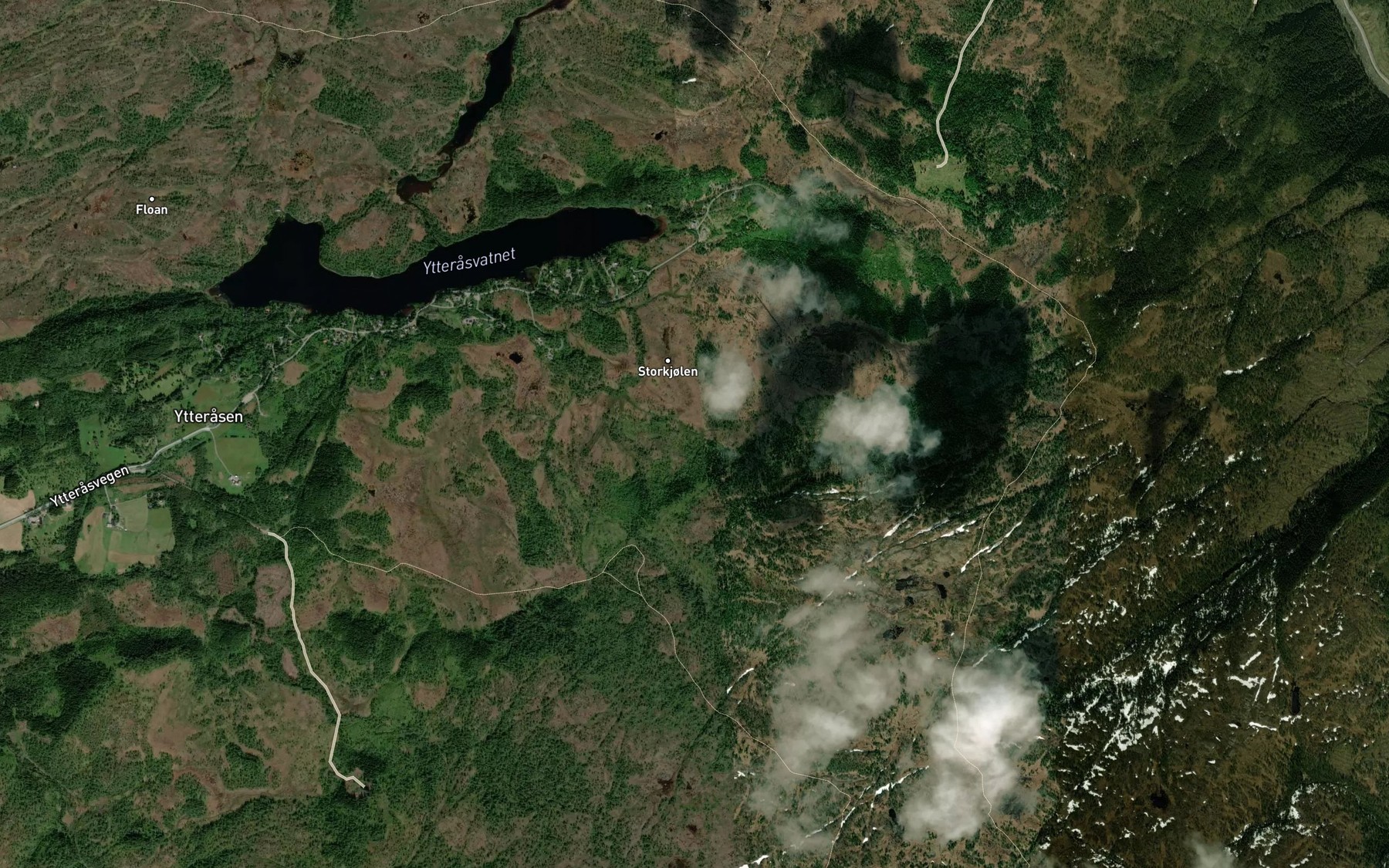 Satellite map of the Svartbekken