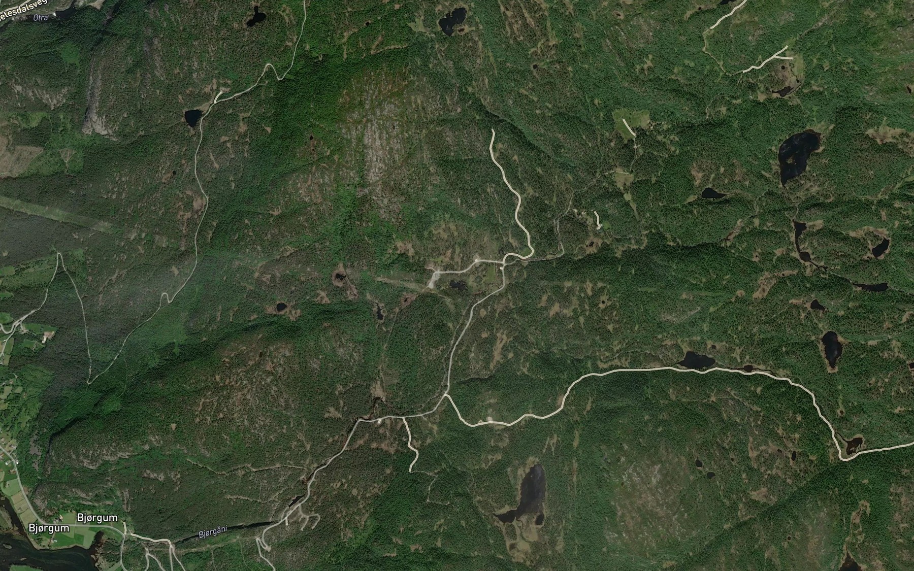 Satellite map of the Krullefittjonni