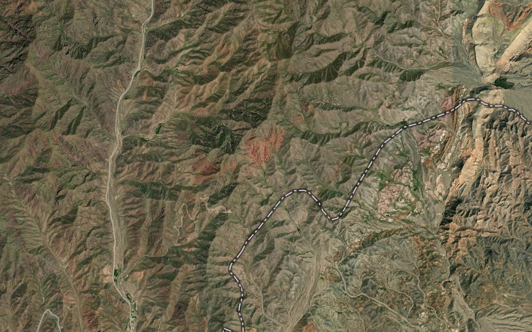 Satellite map of the Rodnik Kyzylbulak