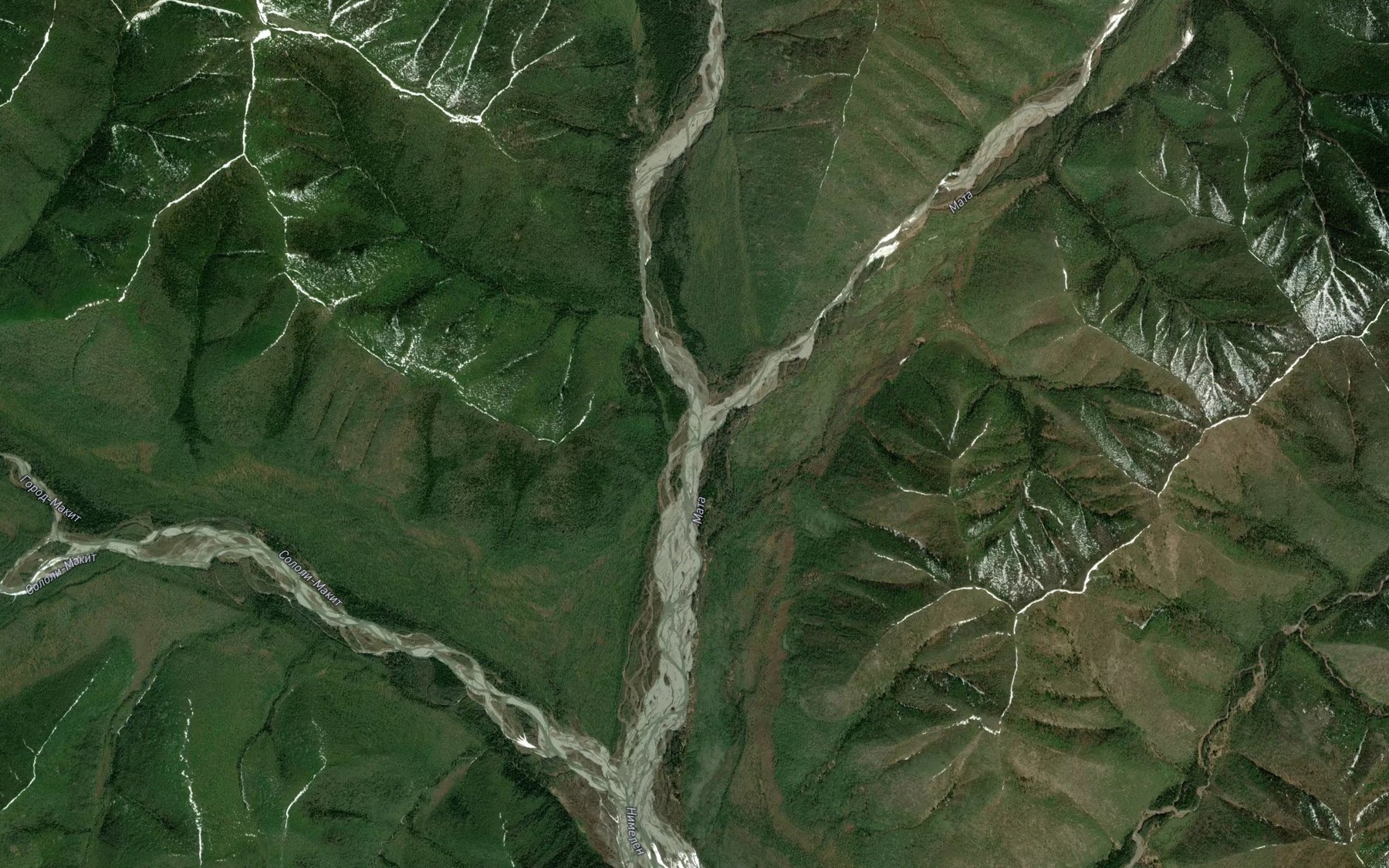 Satellite map of the Ogolno