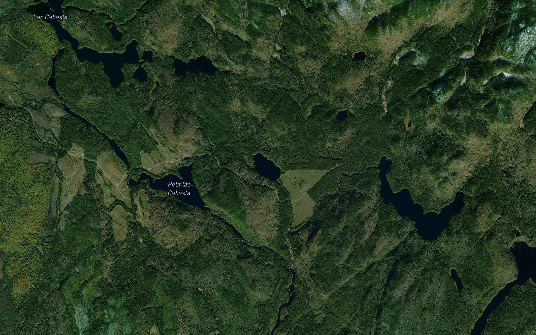 Satellite map of the Lac du Marteau