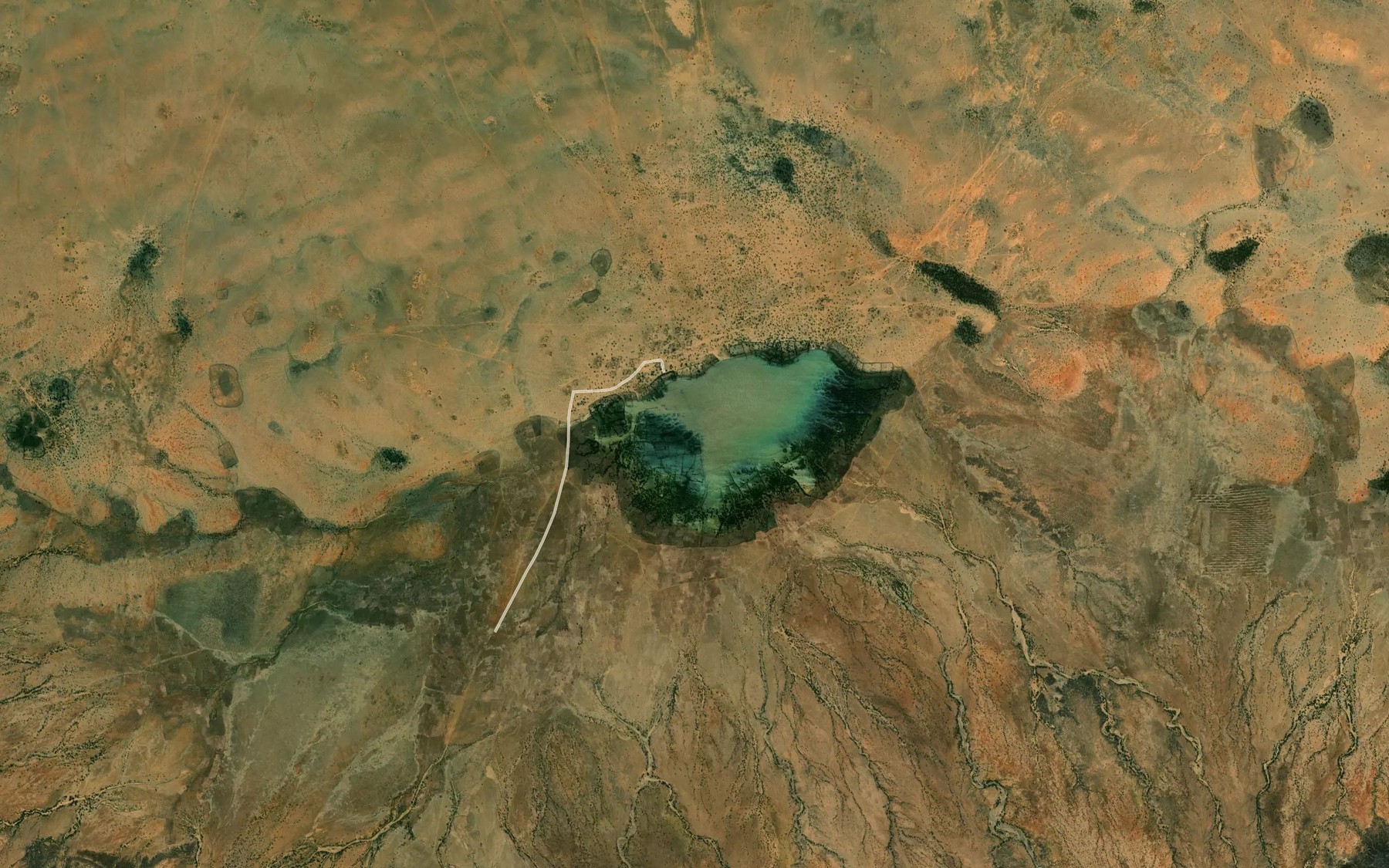 Satellite map of the Douroum