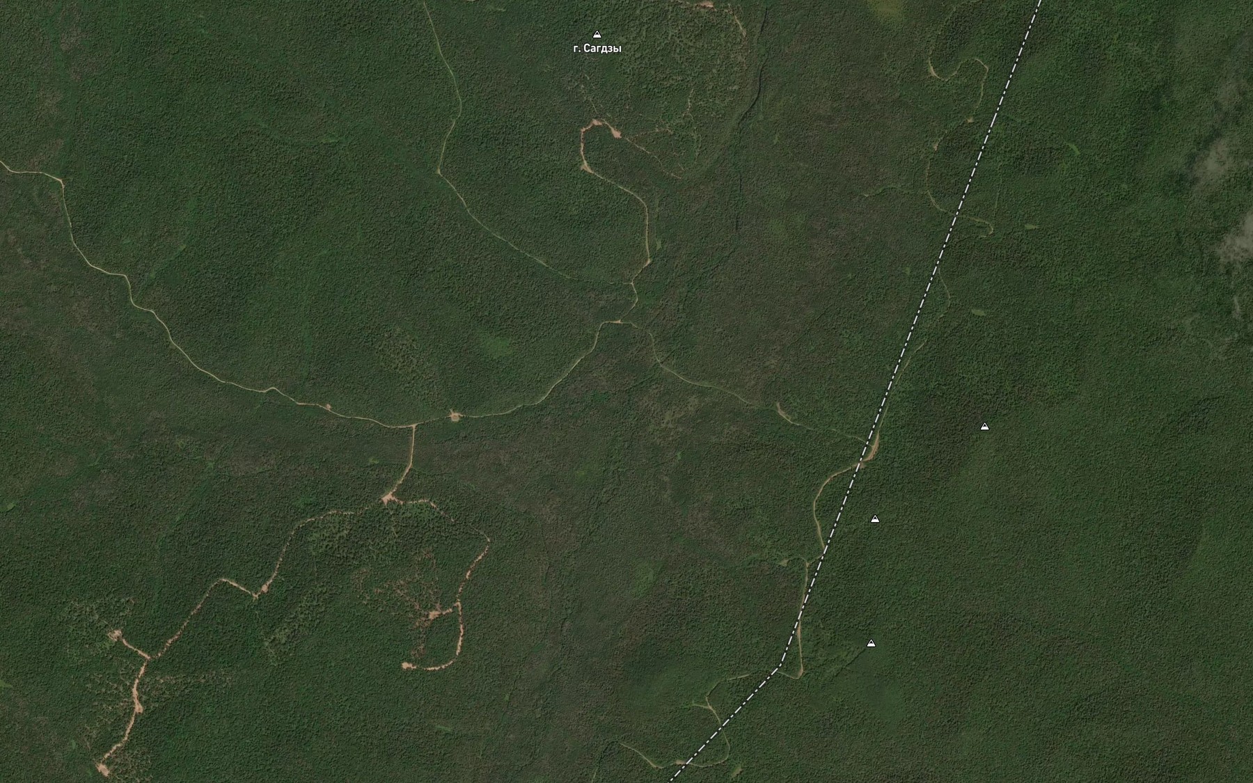 Satellite map of the Levyye Sagdzy