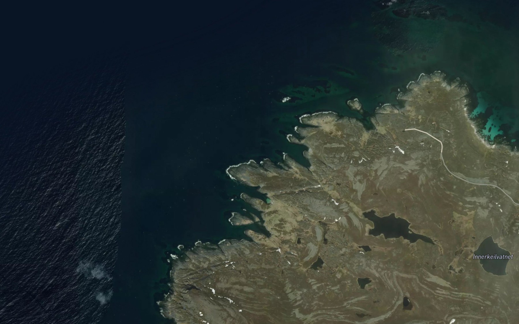 Satellite map of the Indre Oldervika