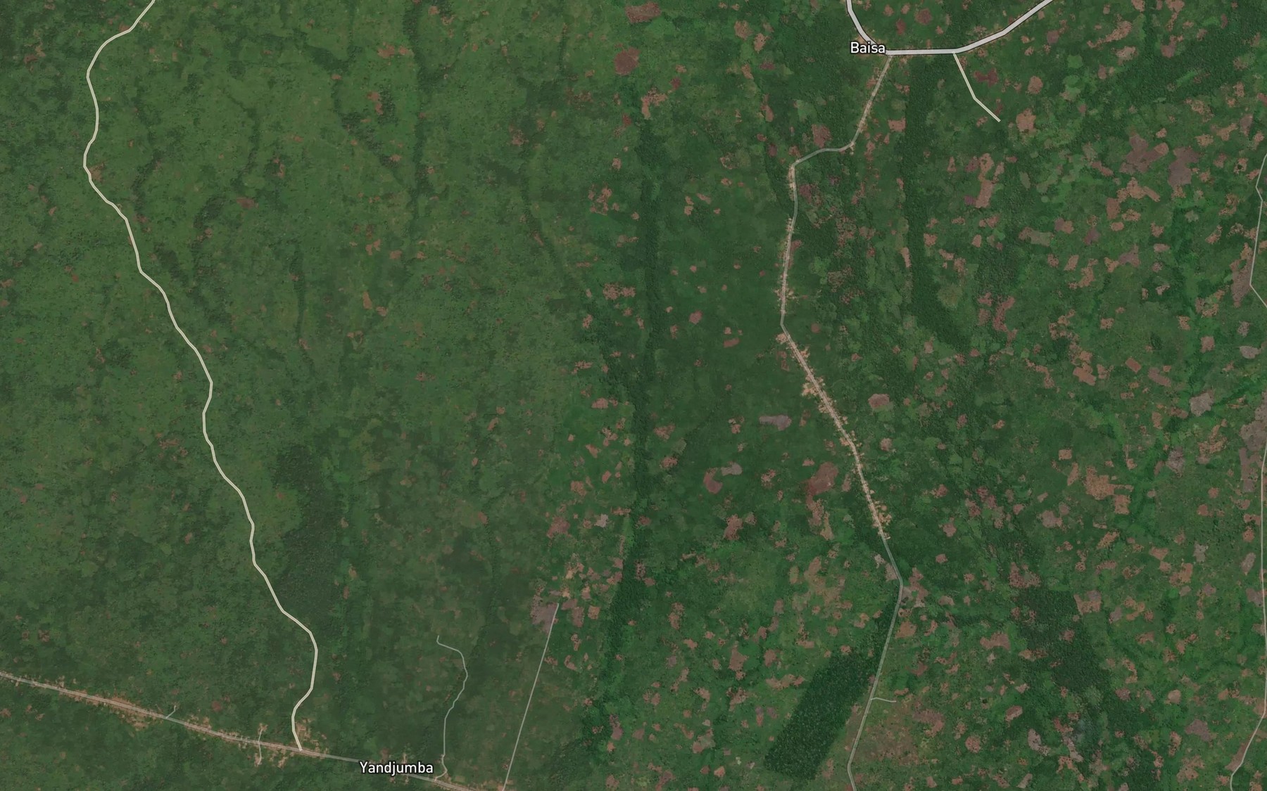 Satellite map of the Mokoba