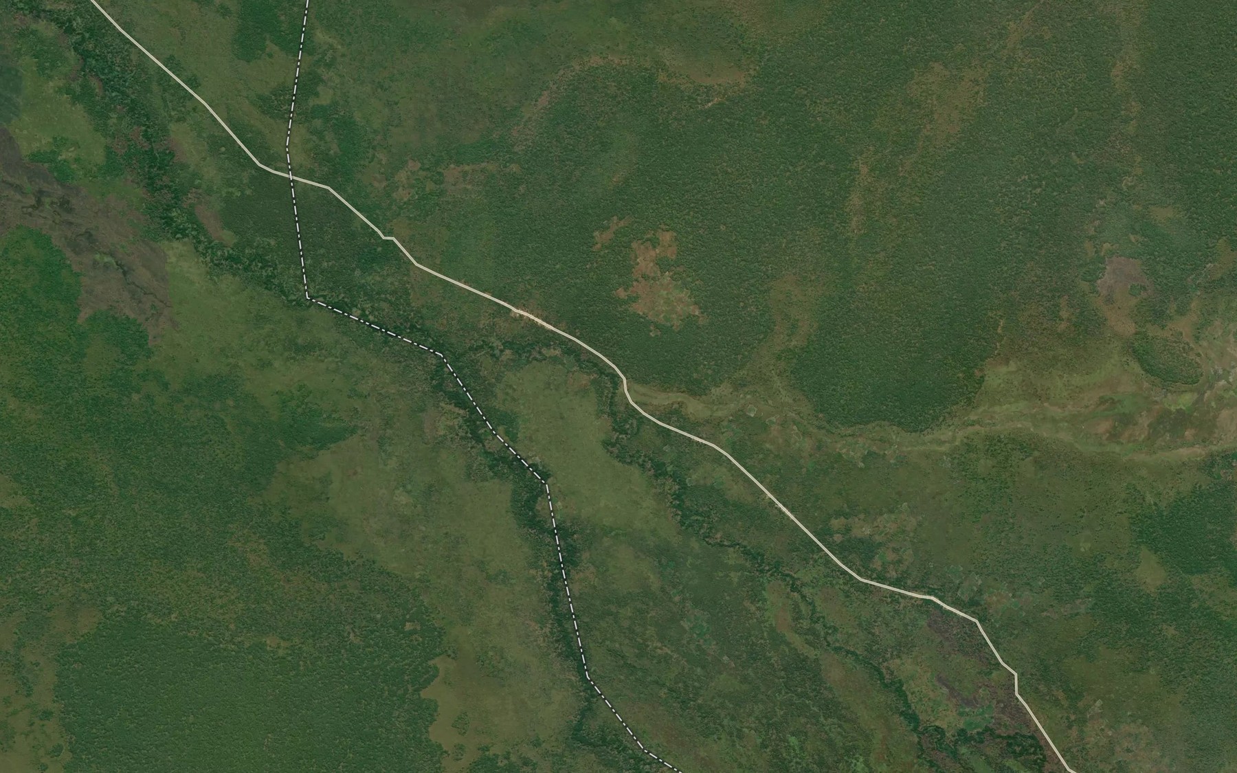 Satellite map of the Mora
