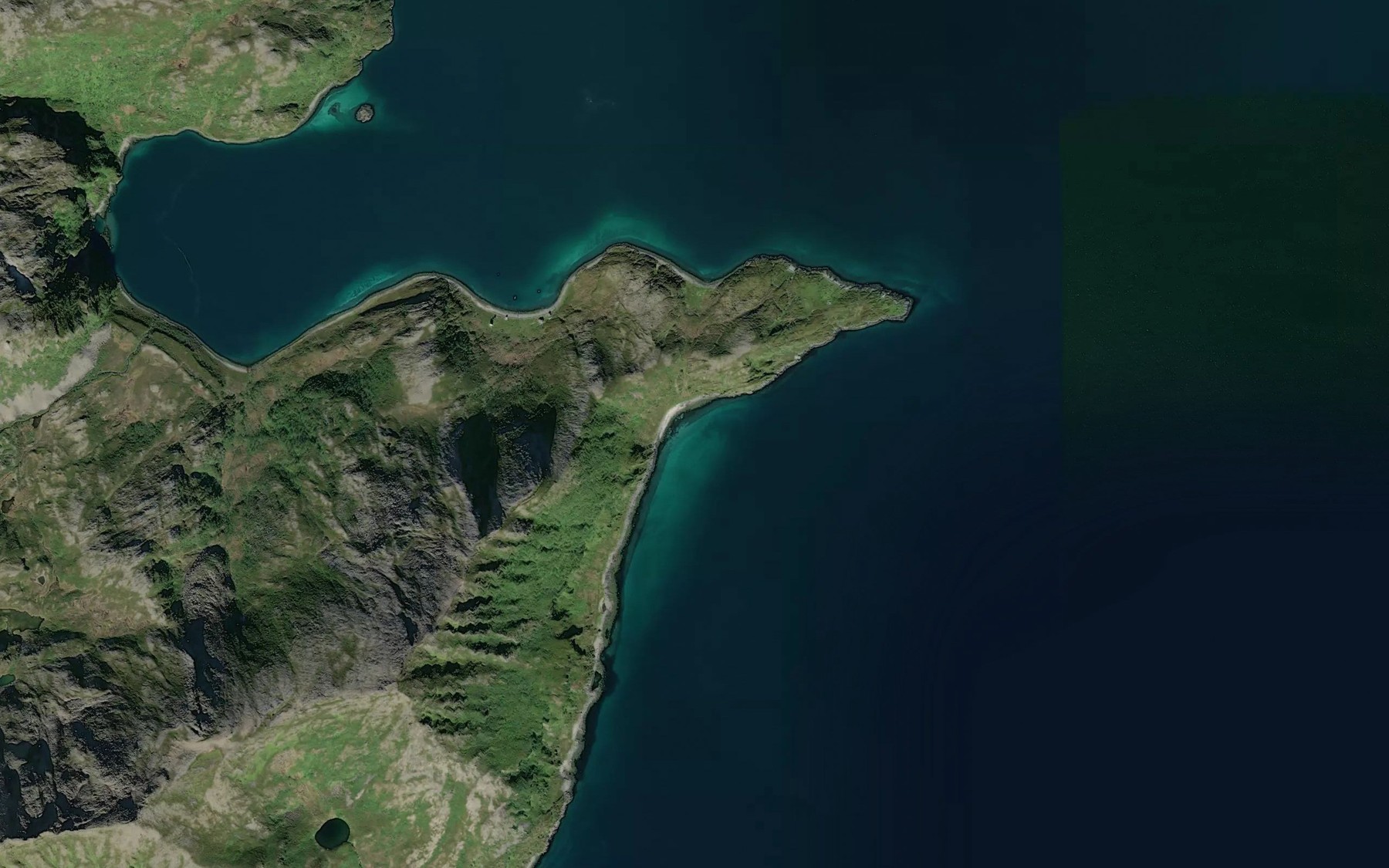 Satellite map of the Gasvika