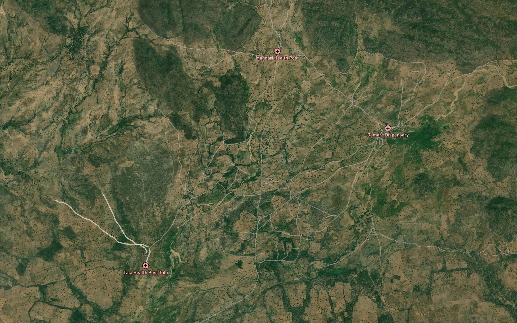 Satellite map of the MayoLainde