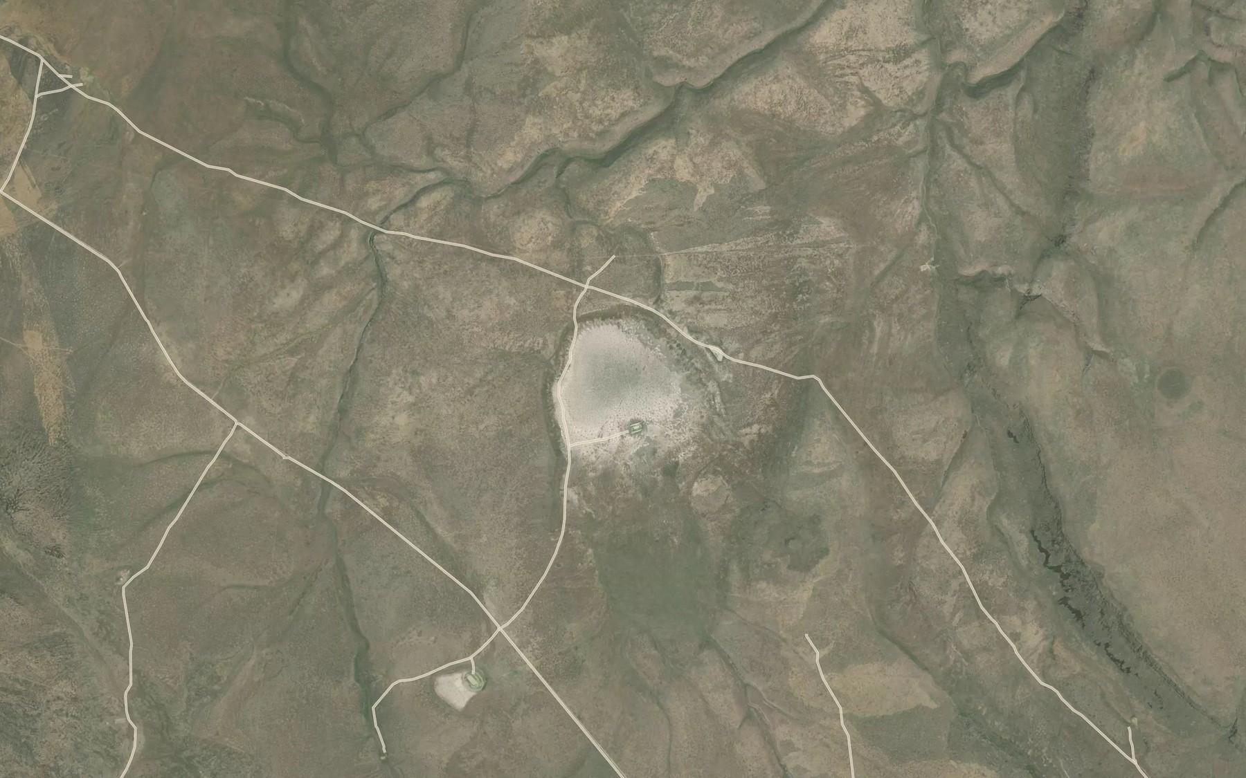 Satellite map of the Large Lake