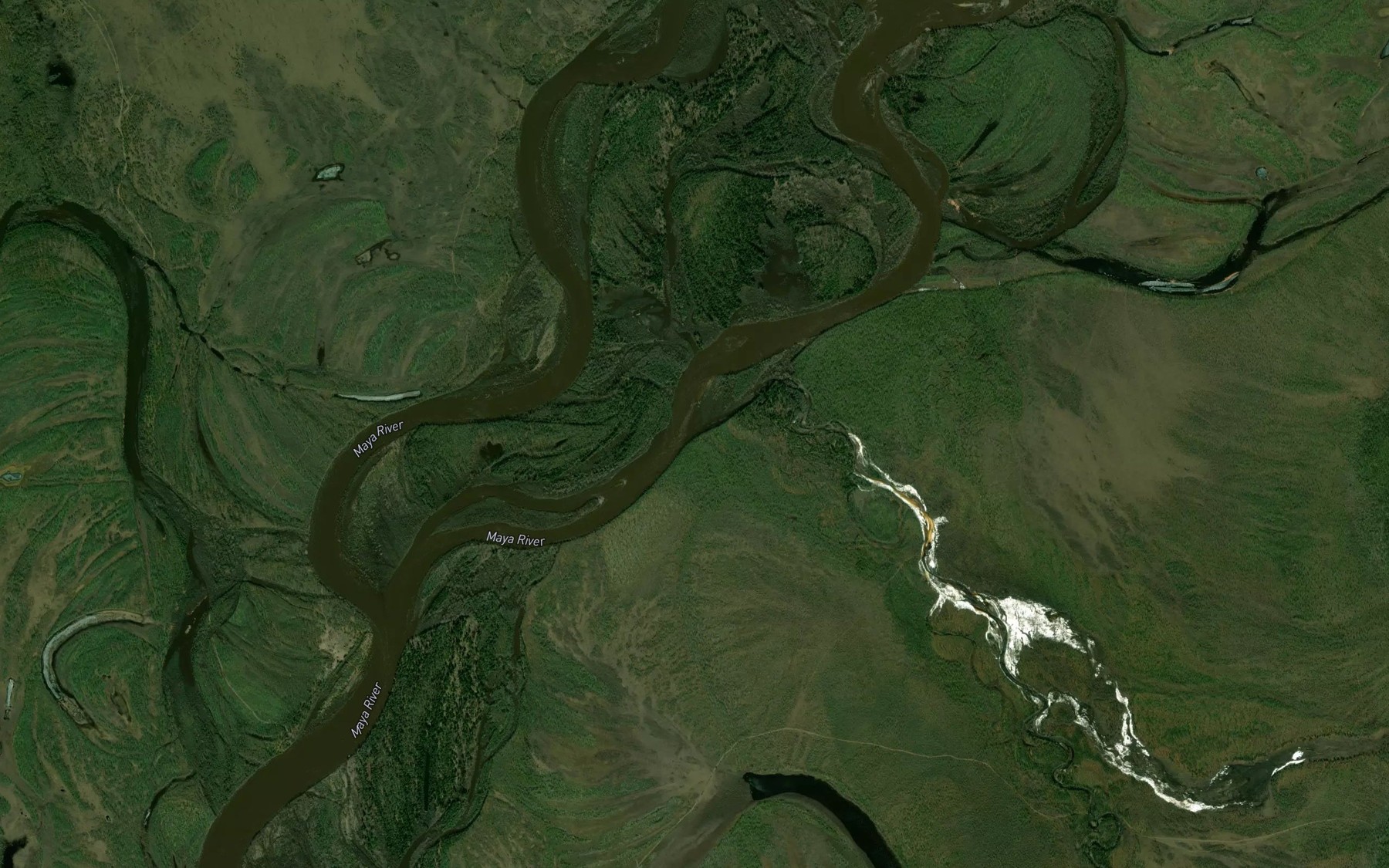 Satellite map of the Levyy Nemuykan