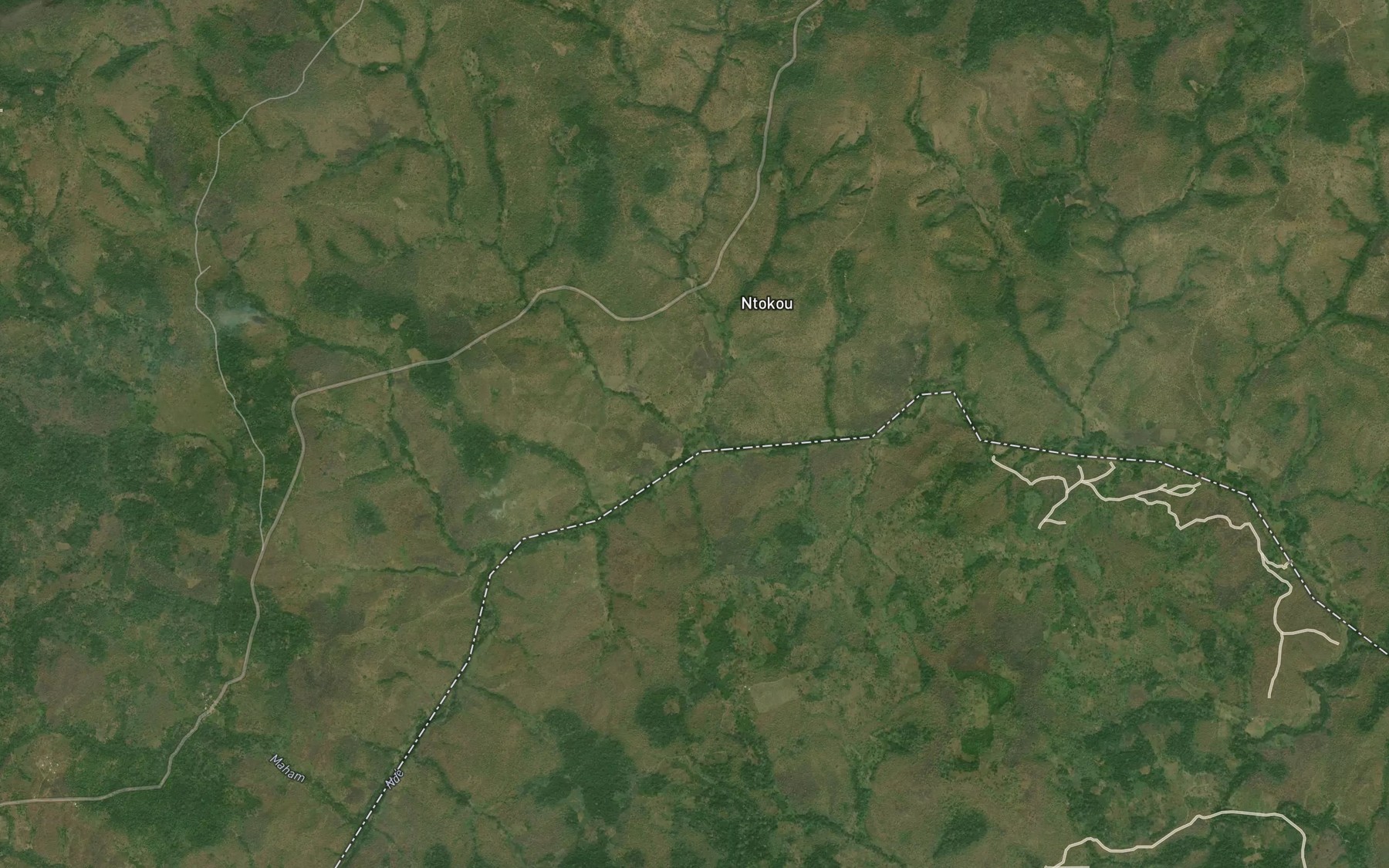 Satellite map of the Nketchanga
