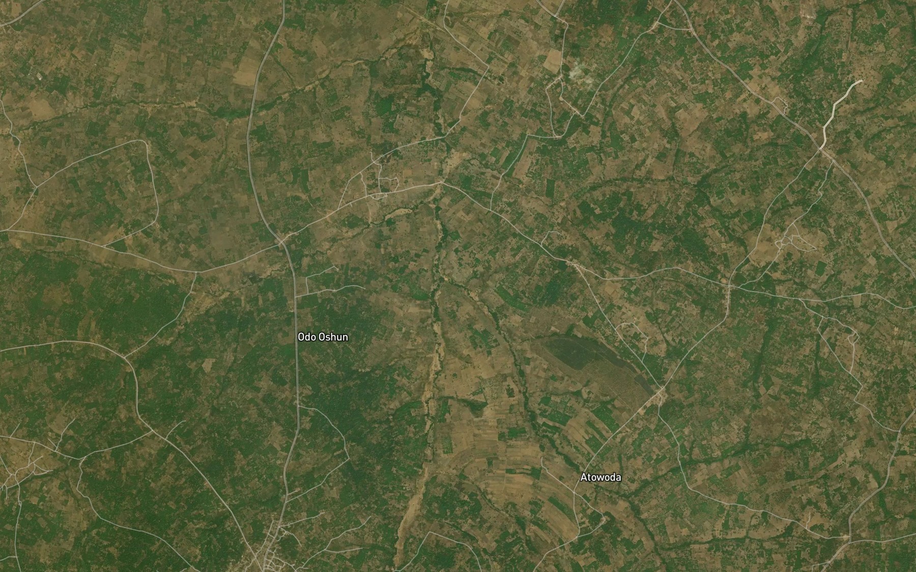 Satellite map of the River Obe