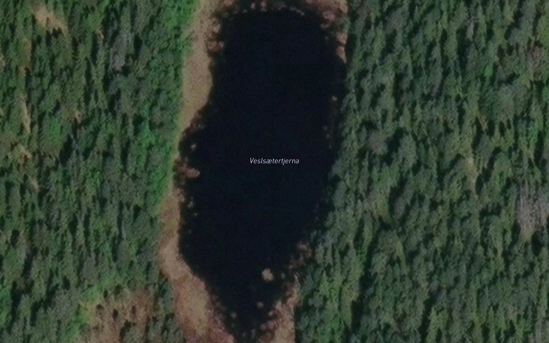 Satellite map of the Veslsaetertjerna
