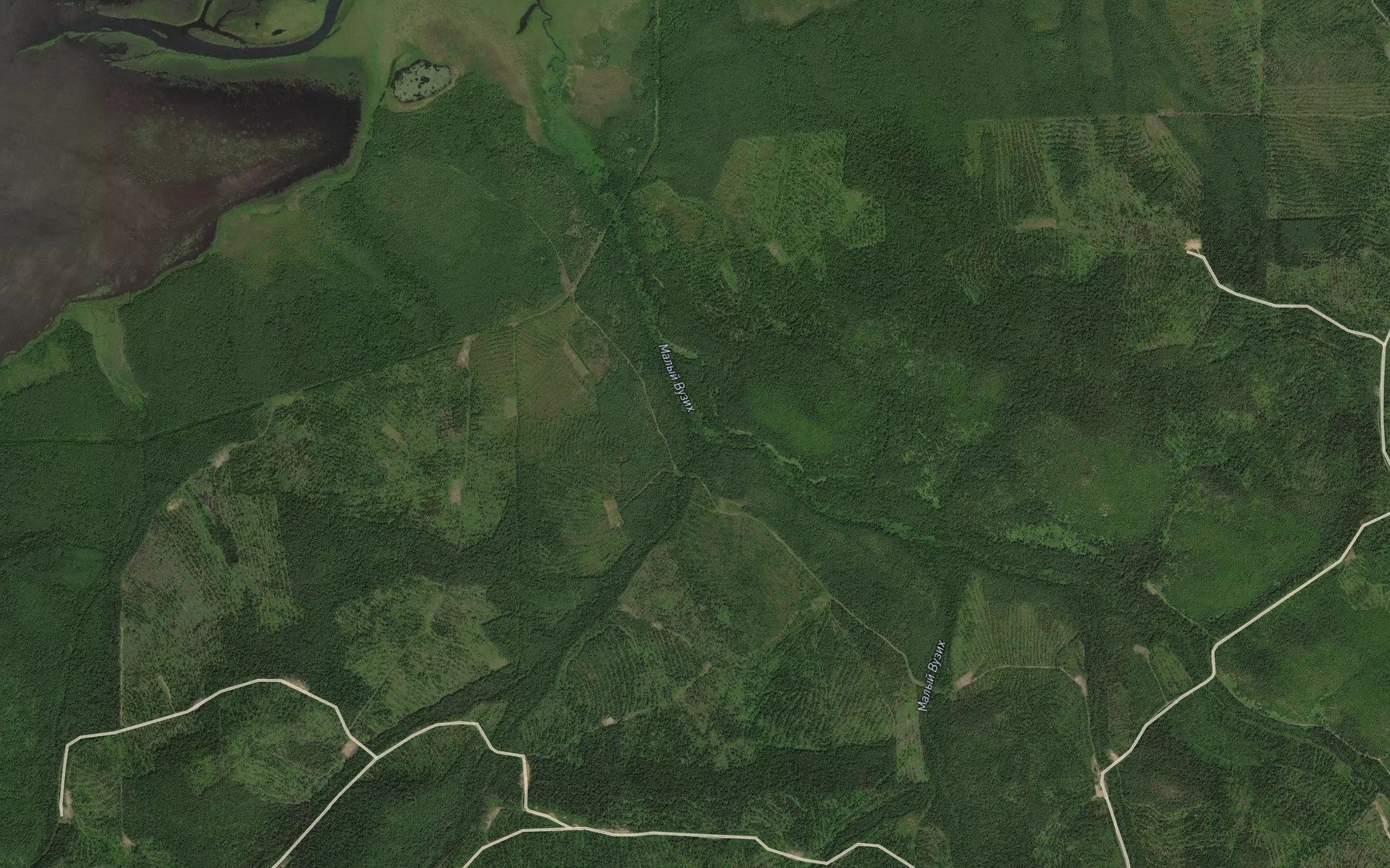 Satellite map of the Kozhurin