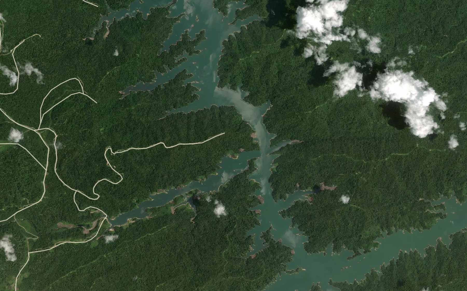 Satellite map of the Sungai Sinhul