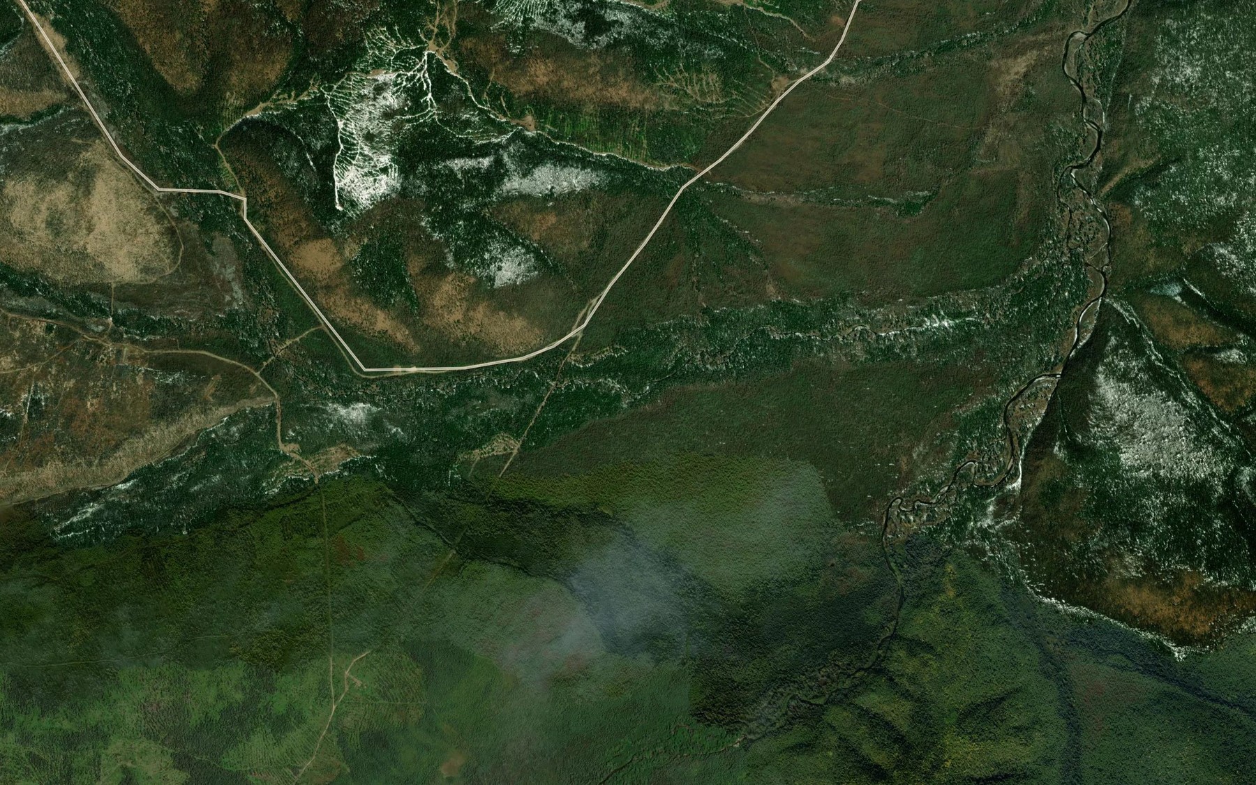 Satellite map of the Malyy Dzhagin