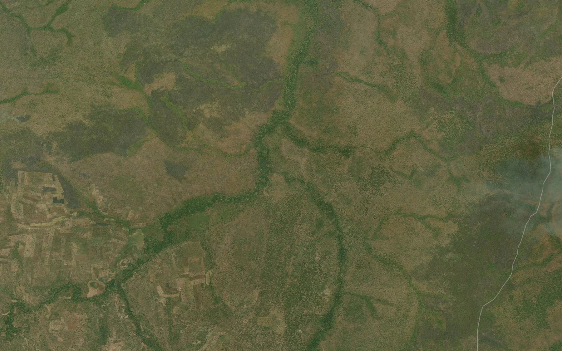 Satellite map of the River Kemenji