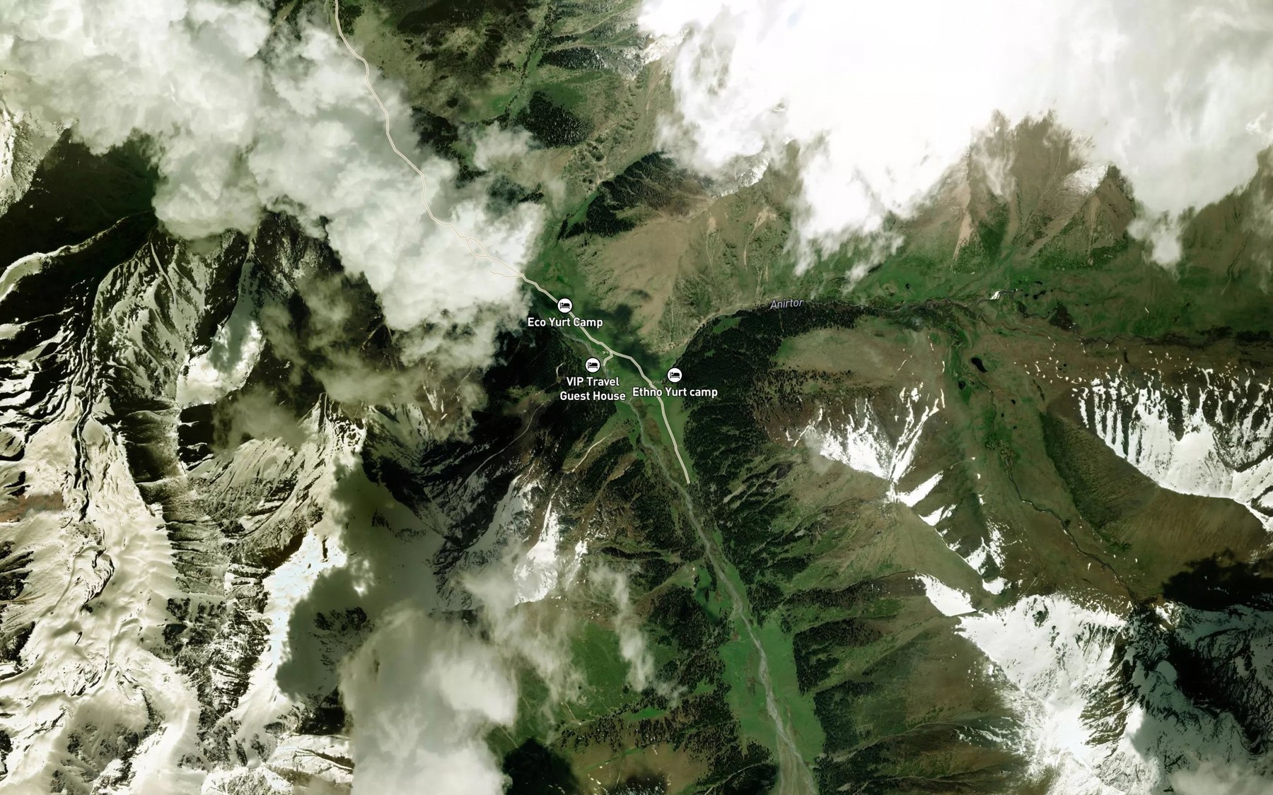 Satellite map of the Anyrtor