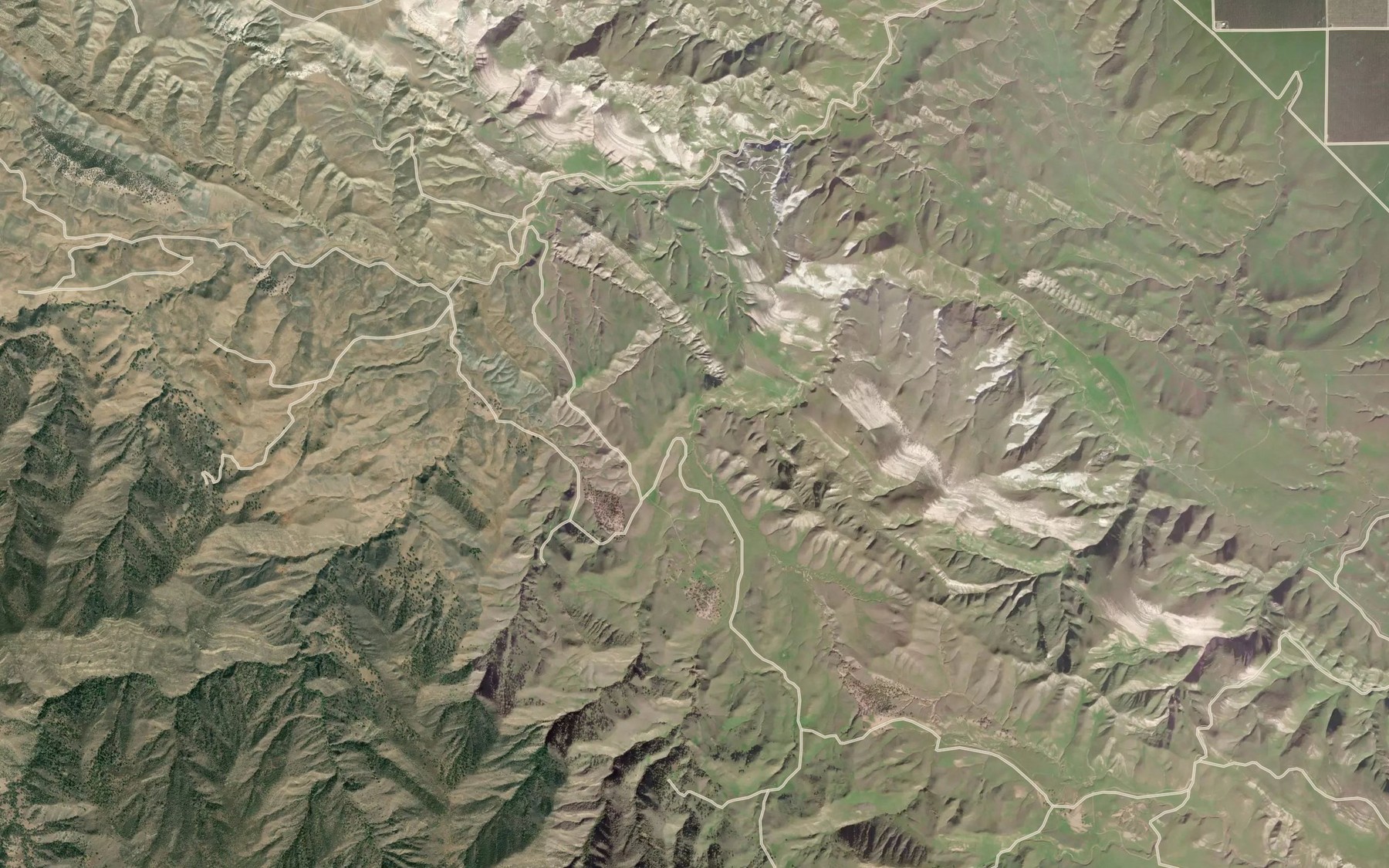 Satellite map of the Mare Spring
