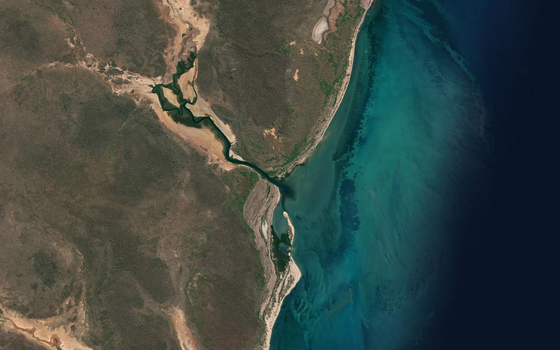 Satellite map of the Hart River