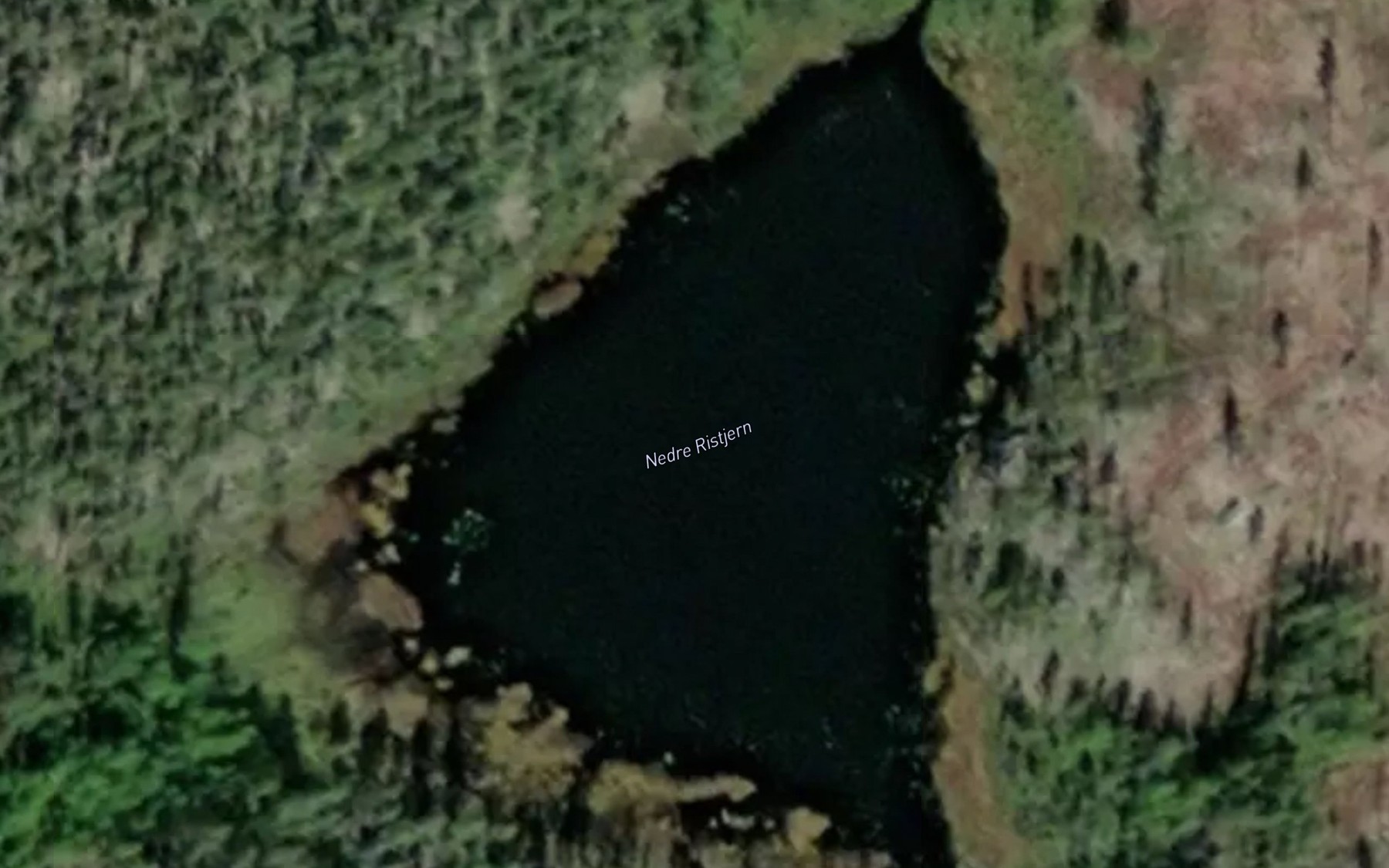 Satellite map of the Ristjerna
