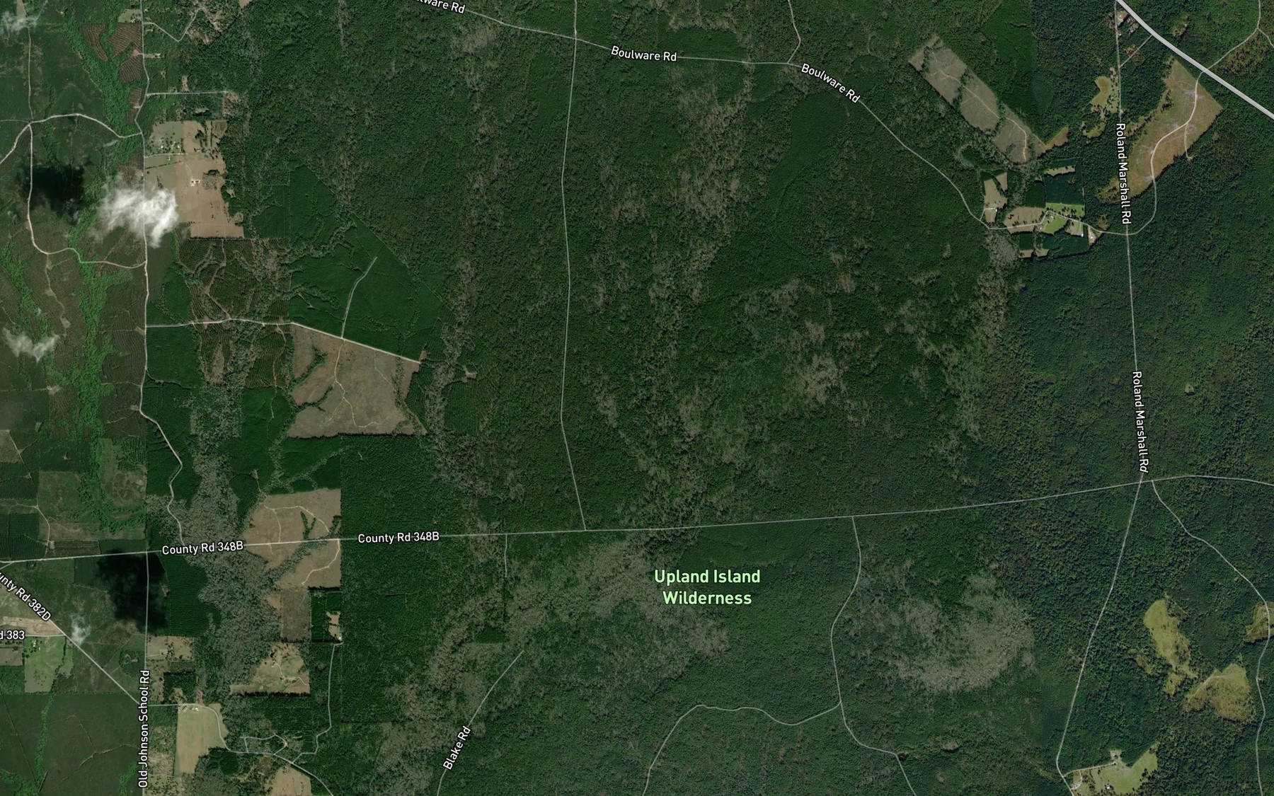Satellite map of the Salt Branch