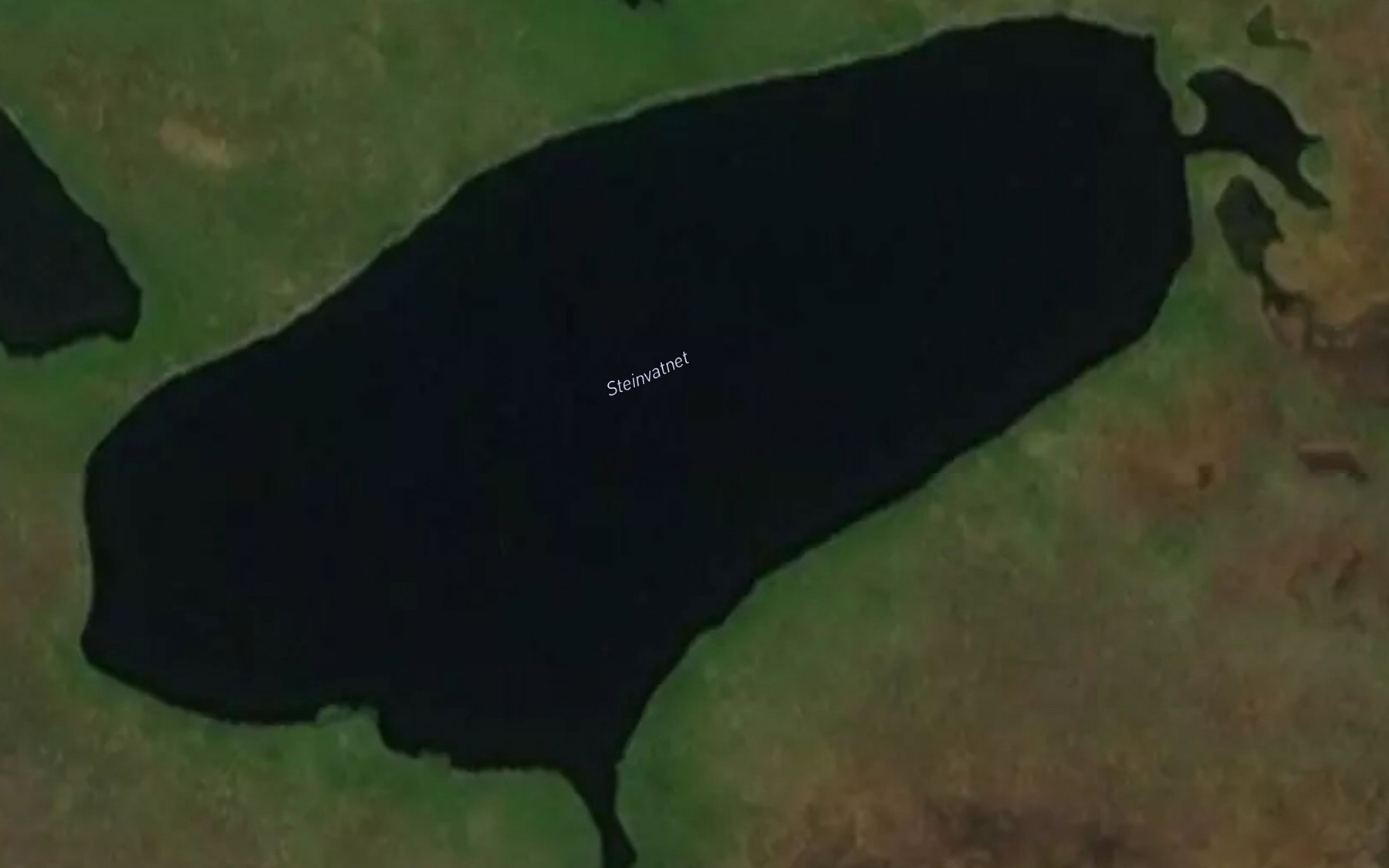 Satellite map of the Steinvannet