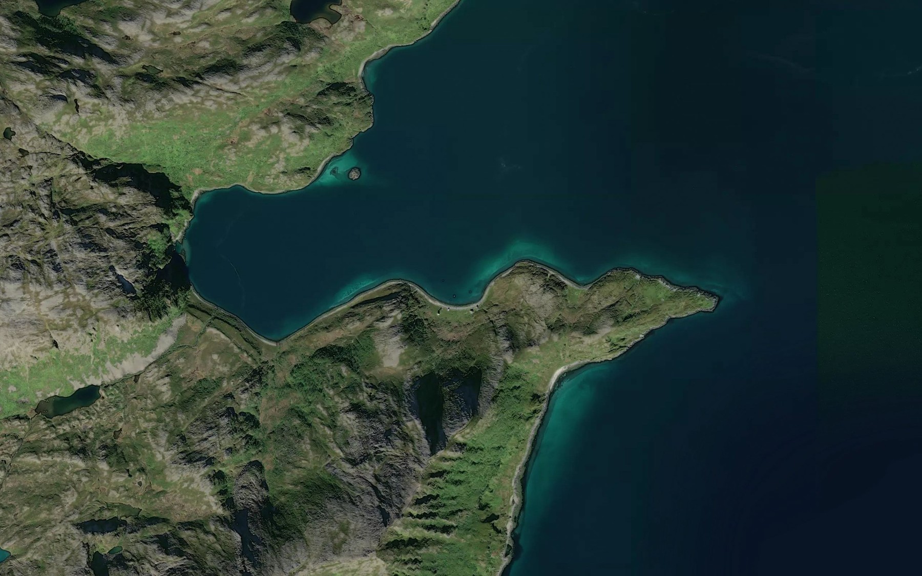 Satellite map of the Storbukta