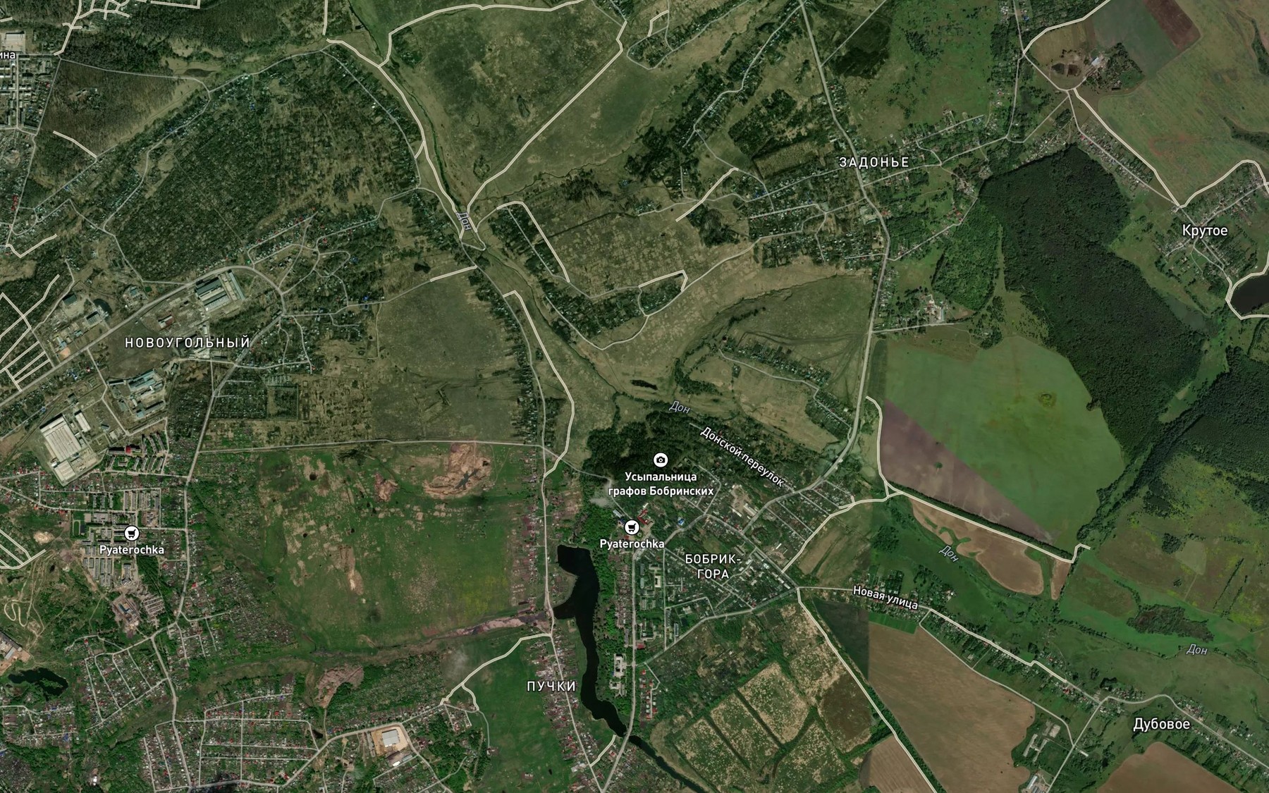 Satellite map of the Bobrik