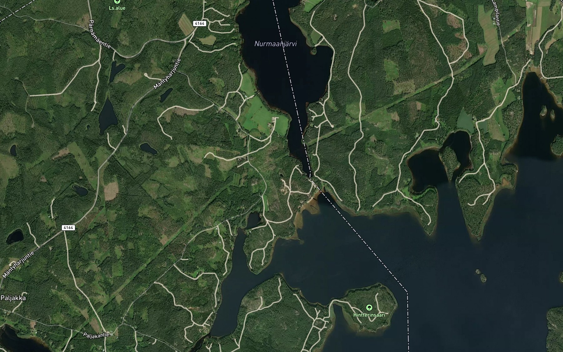 Satellite map of the Nakkilampi