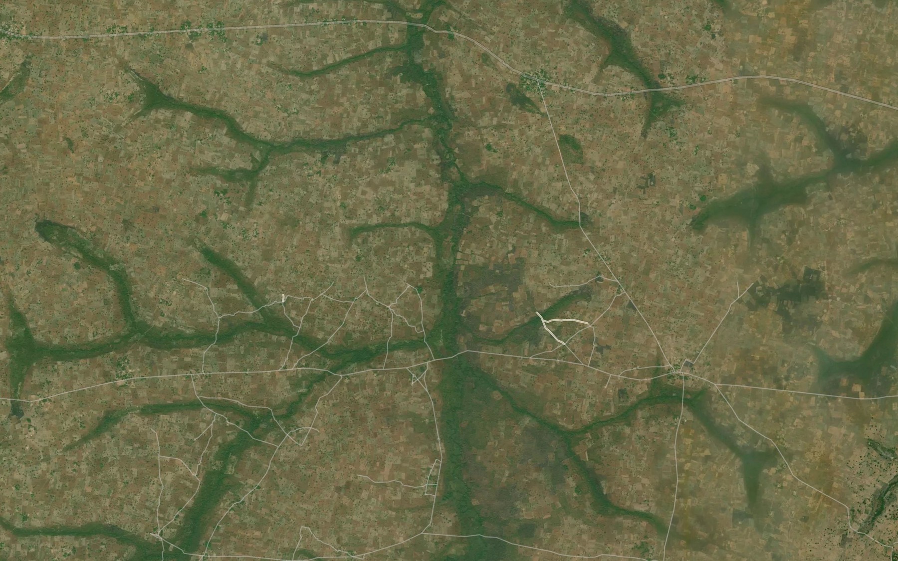 Satellite map of the River Agov