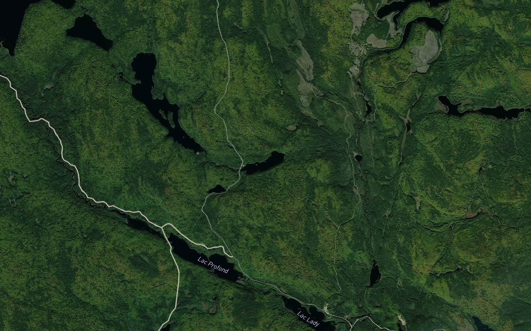 Satellite map of the Lac Varode