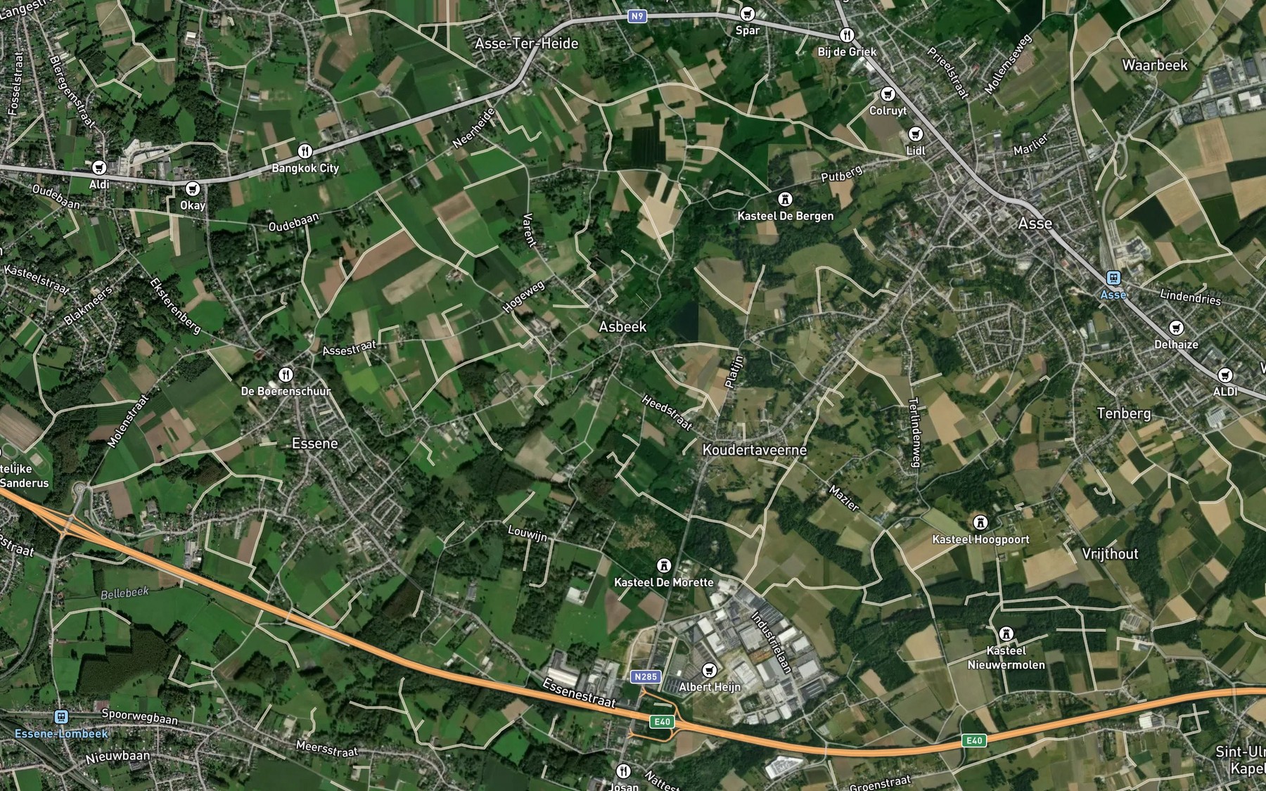 Satellite map of the Kleine Wijtsbeek